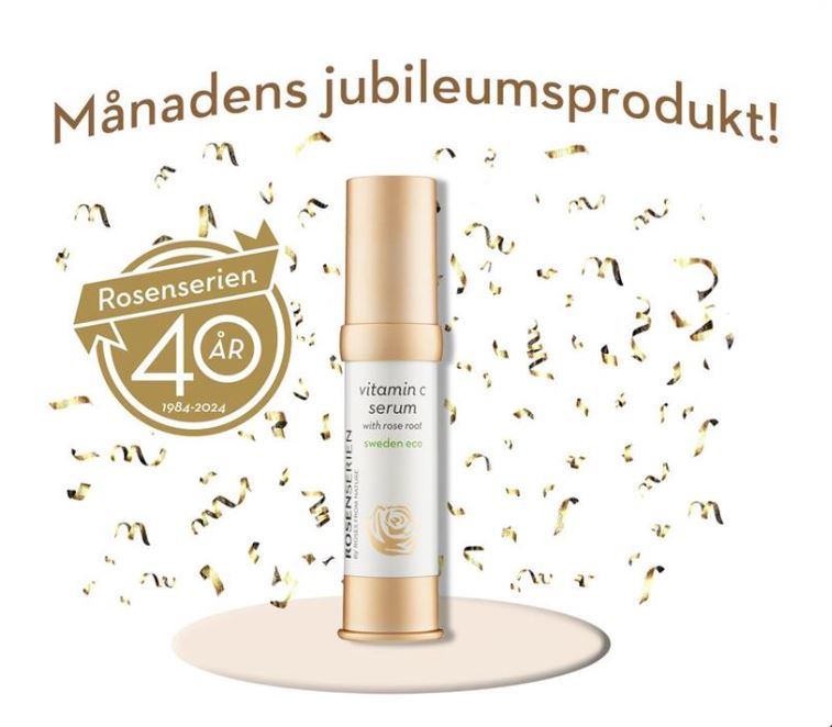 VITAMIN C SERUM WITH ROSE ROOT – EKOLOGISKT C-VITAMIN SERUM