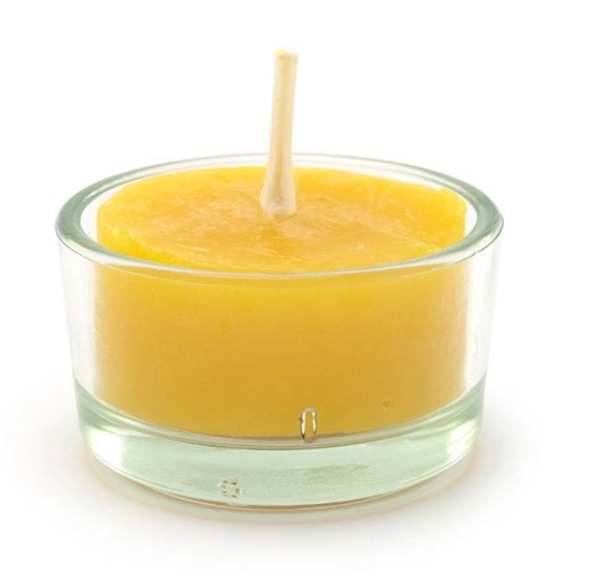 Glaskopp till värmeljus