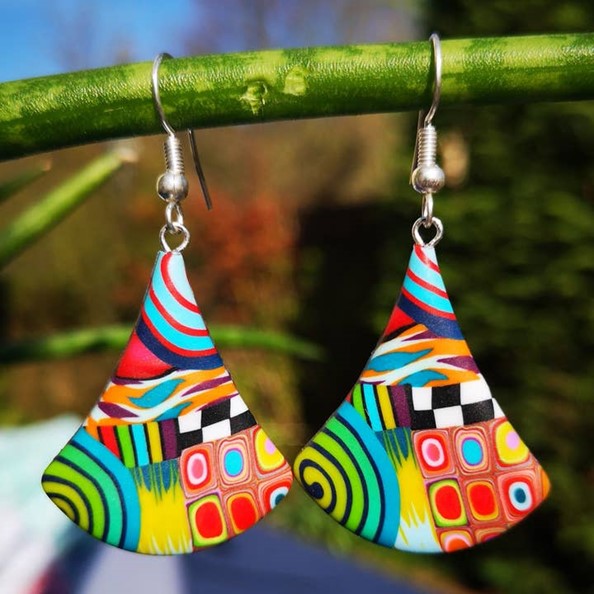 Solfjäder Örhängen