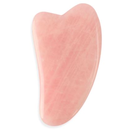 White Lotus Rose Quartz Gua Sha