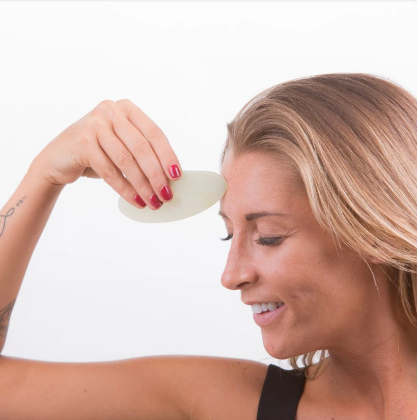 White Lotus Jade Gua Sha