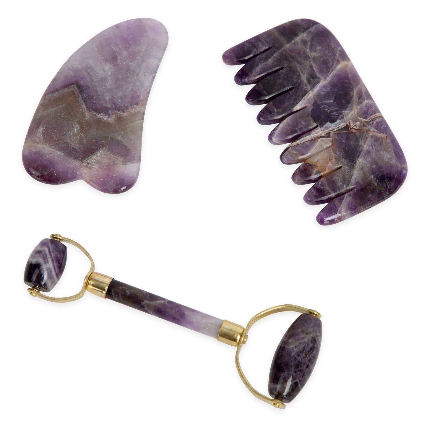 White Lotus Amethyst Roller – Doppelt