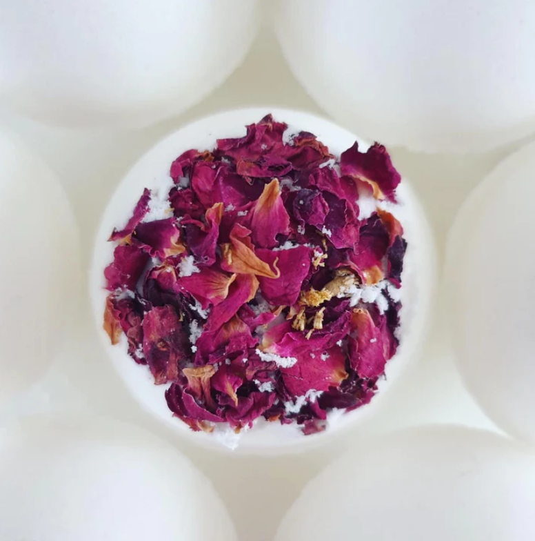 Badbomb med hemligt meddelande - Rose & Sandelwood