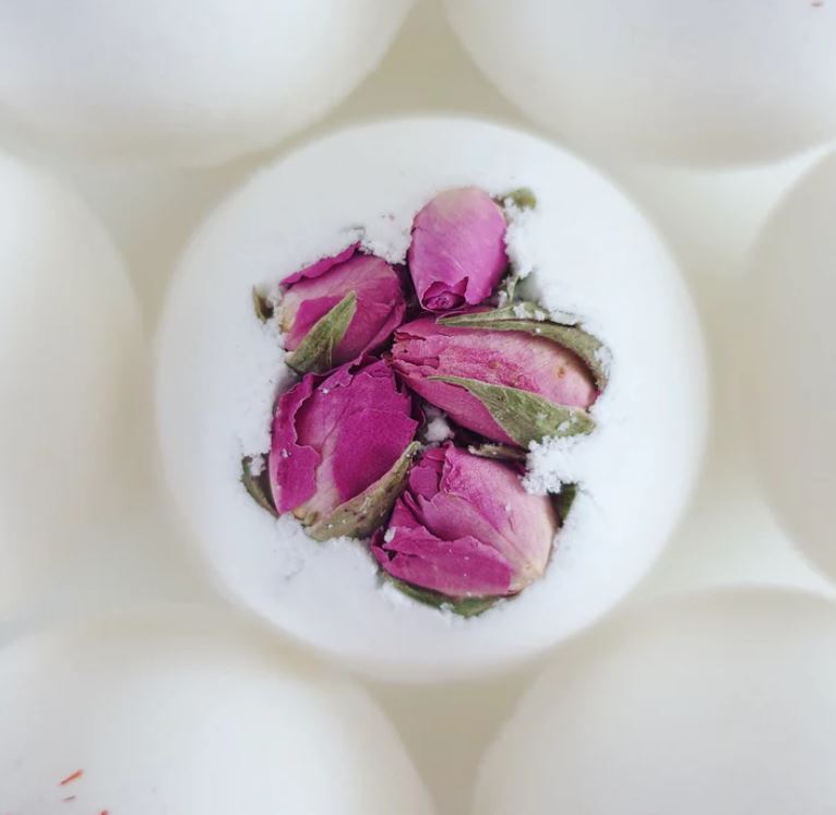 Badbomb med hemligt meddelande - Rose Secret