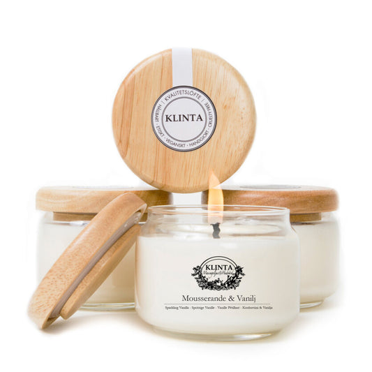 Doftljus & Massageljus, Mousserande & Vanilj