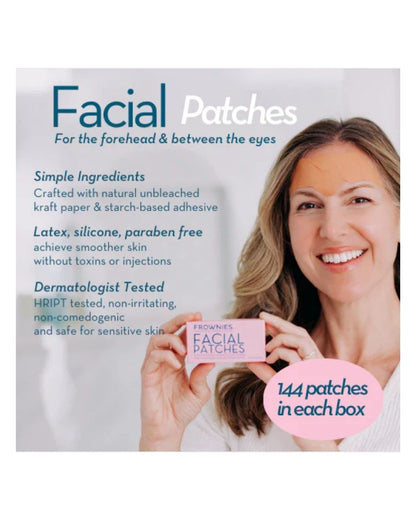 Frownies Anti-rynk plåster för pannan & mellan ögonen