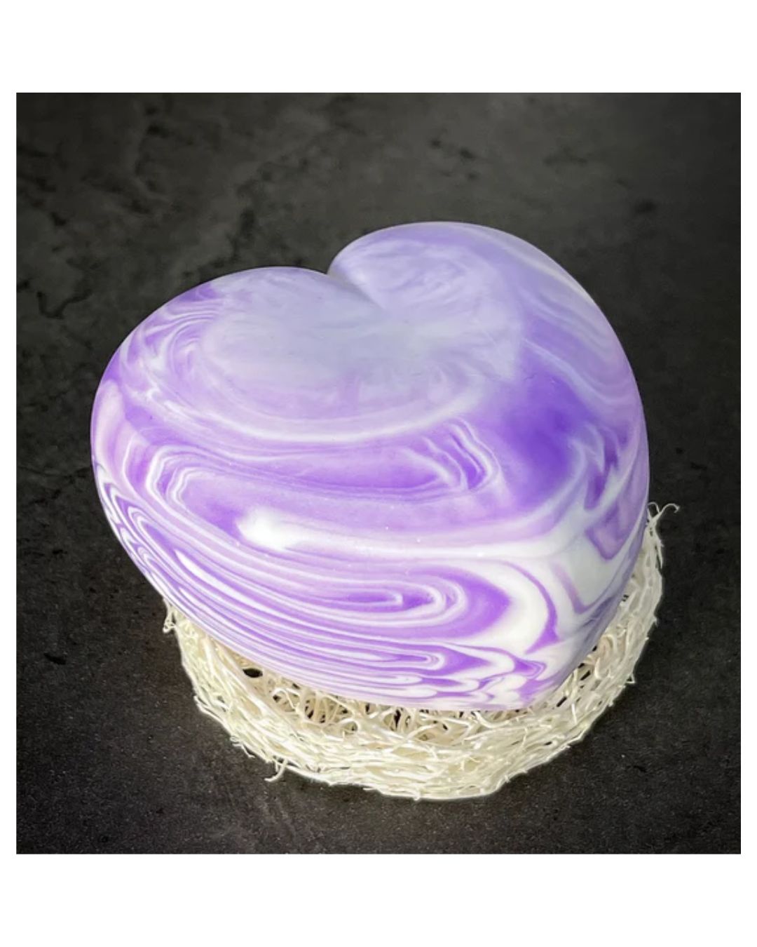 Lavendel Tvålhjärta - Hand- & Kroppstvål