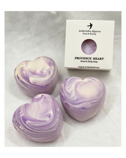 Lavendel Tvålhjärta - Hand- & Kroppstvål