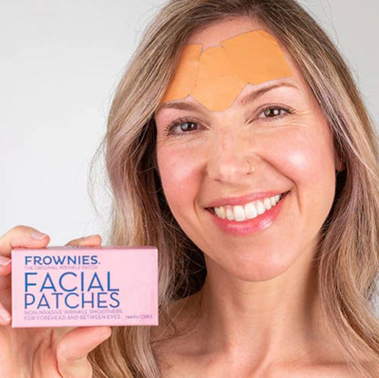 Frownies Paket för pannan - Ansiktsplåster & Rose Water Spray