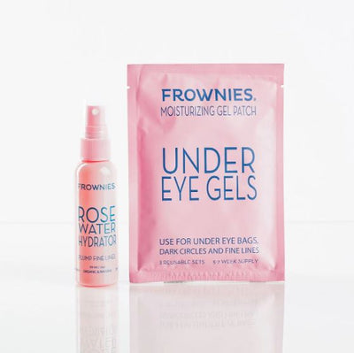 Frownies Paket för Piggare Ögon – Ögongeler & Rose Water