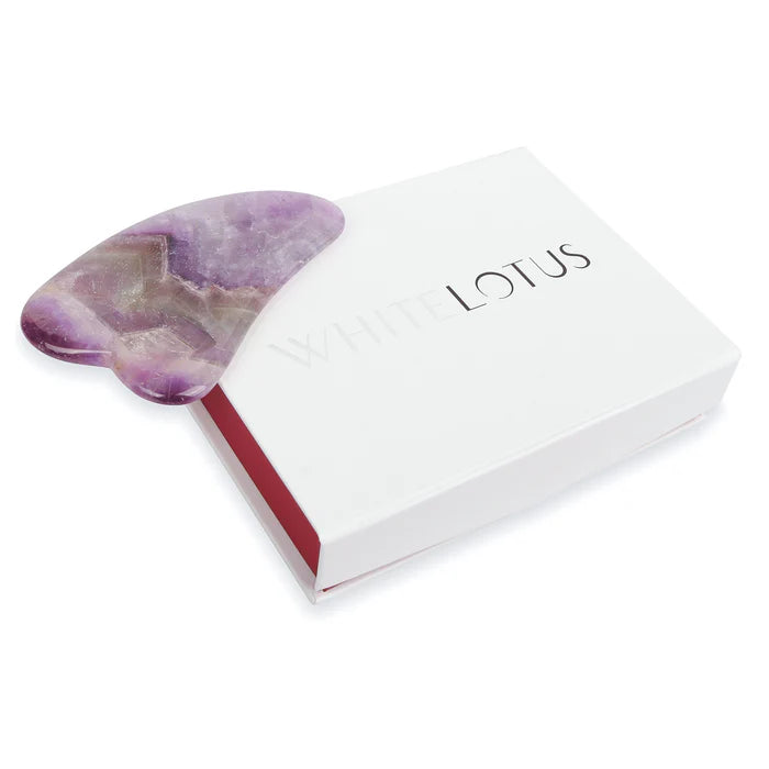 White Lotus Ametist Gua Sha