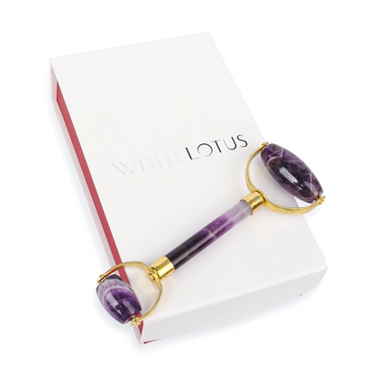 White Lotus Ametist Roller – Dubbel