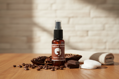 Chokladserien Ansiktsvatten med kaffe lifestyle-bild