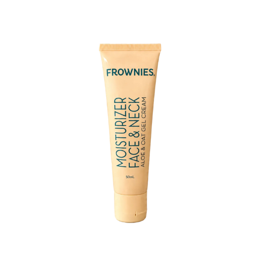 Frownies Moisturizer Face & Neck Gel Cream med aloe och havre