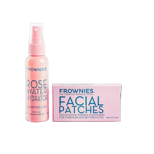Frownies Rose Water Hydrator och Facial Patches