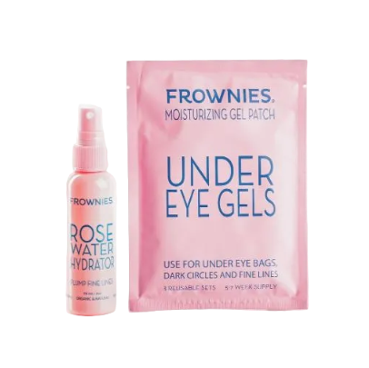 Frownies Under Eye Gels och Rose Water Hydrator