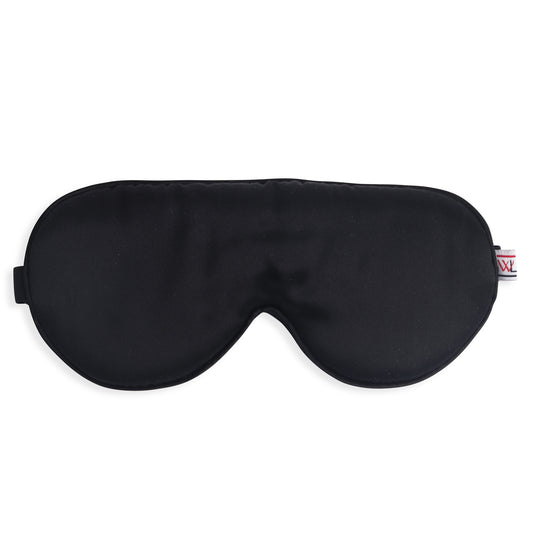 White Lotus Silkesögonmask – Svart
