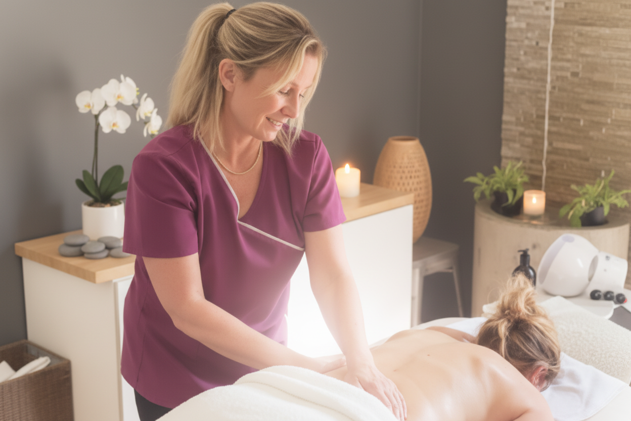 Ljusare massagebild