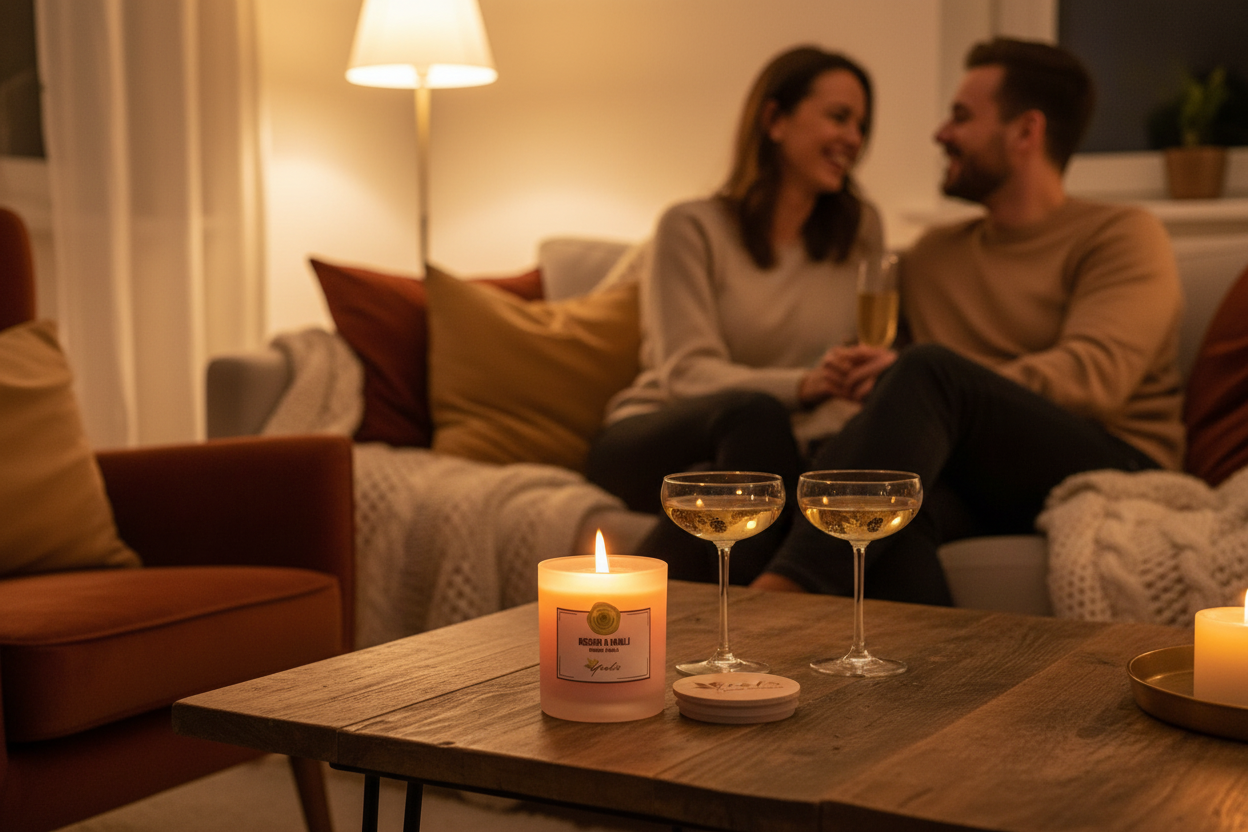 Rossini & Vanilj ljus rosa - mysig samvaro